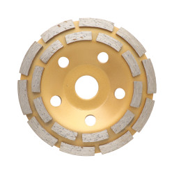 Brúsny diamantový kotúč 125x22mm, bez závitu, dvojradový Brúsny diamantový kotúč 125x22mm, bez závitu, dvojradový